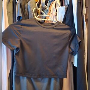 SKIMS SWIM cropped swim t-shirt